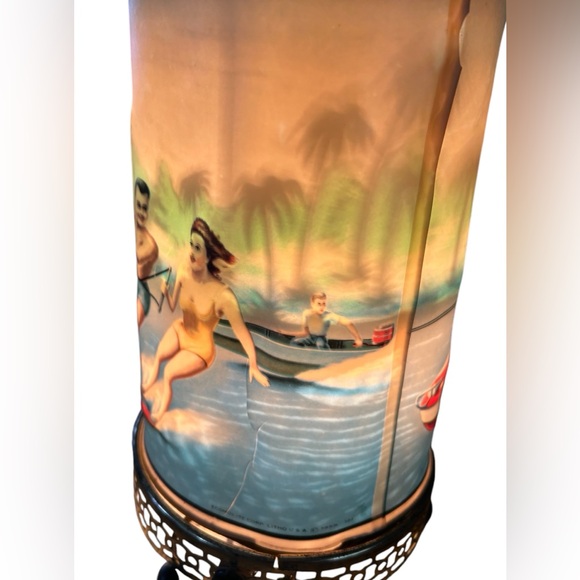 Vintage 1950’s Econolite MCM waterskiing motion lamp - Picture 7 of 16